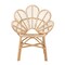 Baxton Studio Bianca Modern Bohemian Natural Brown Rattan Flower Chair 226-13115-ZORO - alternate 9